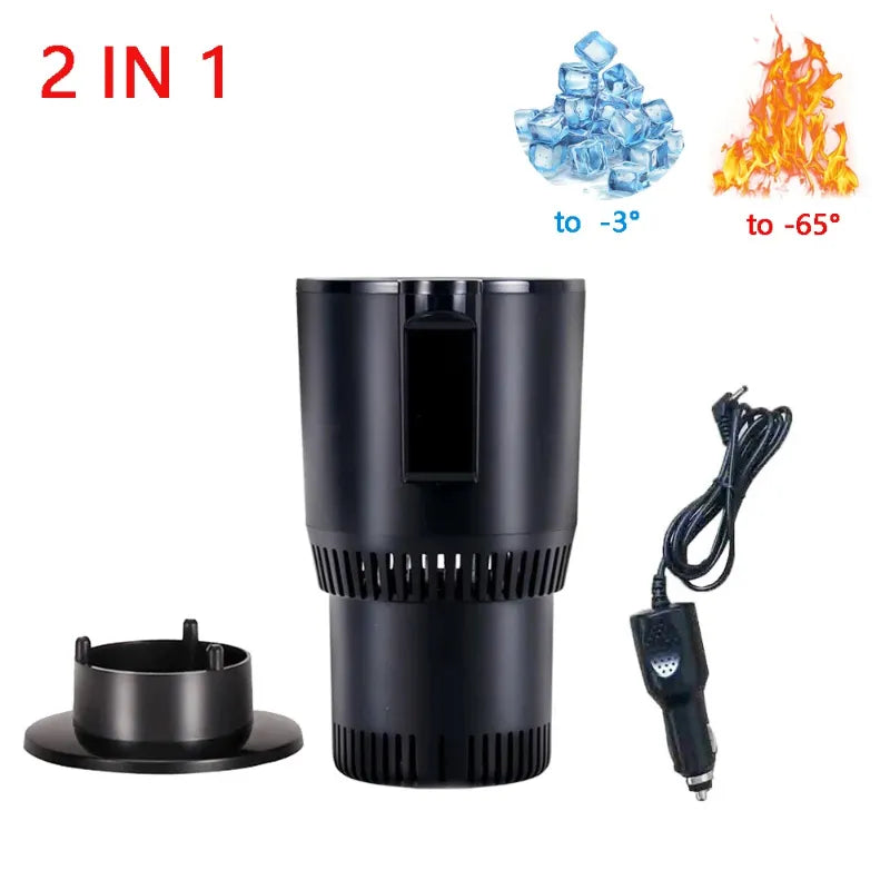 Réchauffeur & Refroidisseur de Gobelet pour Voiture 2-en-1, 12V