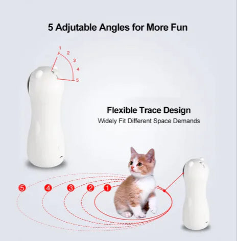 Jouet Laser Automatique pour Chat – Forme d'Ours
